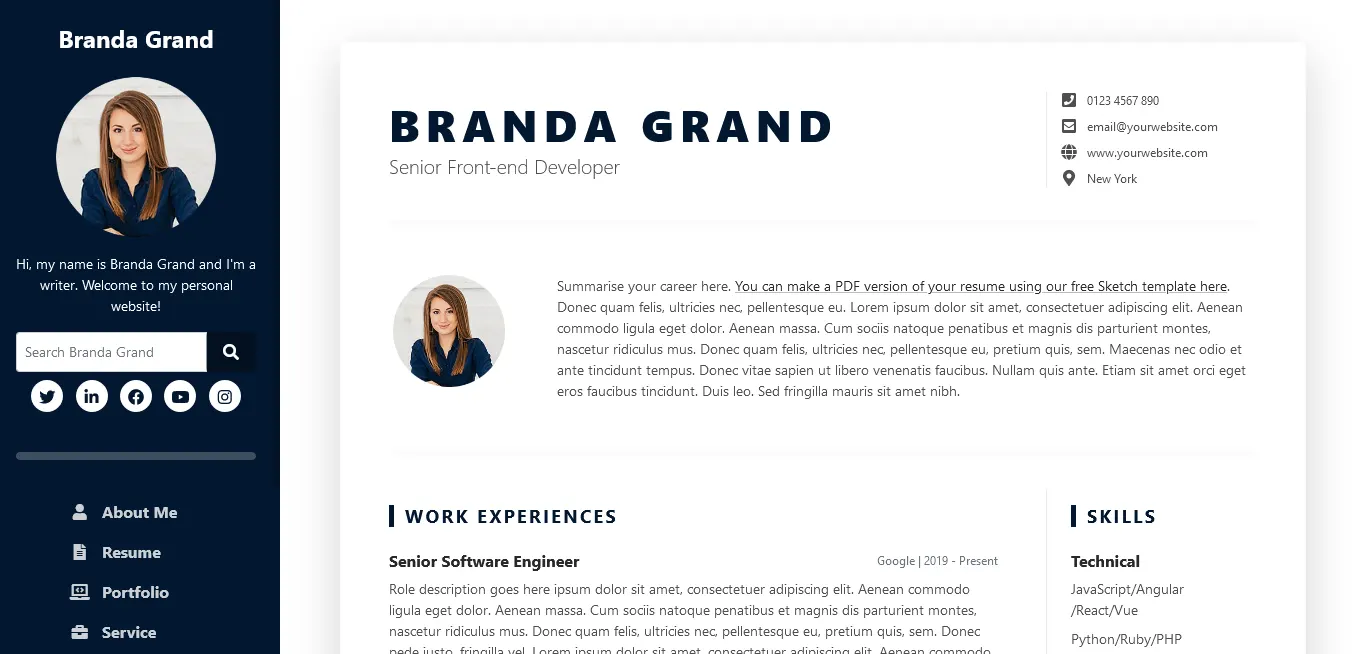 How To Create a Professional Resume in HTML Using Bootstrap