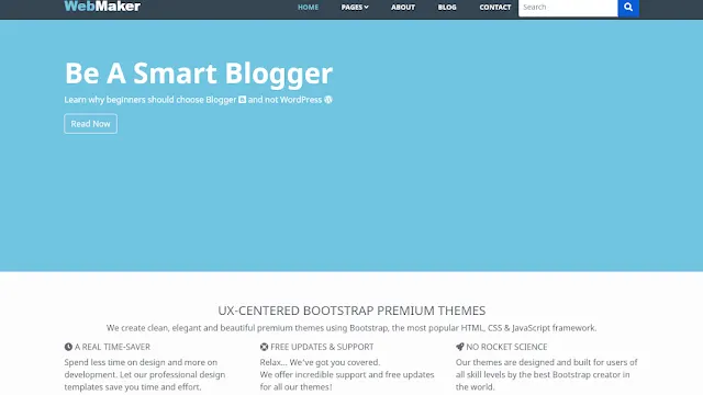 WebMaker Blogger Theme v4 